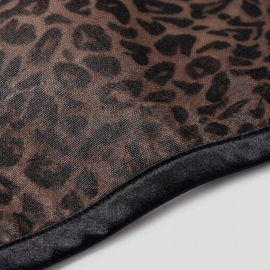 Sleek Balconette Bra mesh fabric detail
