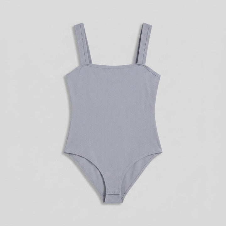 Sleek Shapewear Bodysuit Dark Gray