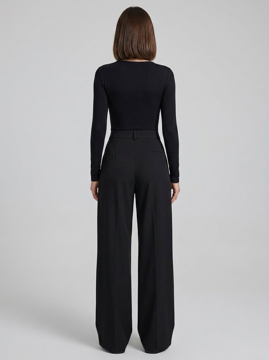 Sola wide leg pants back view