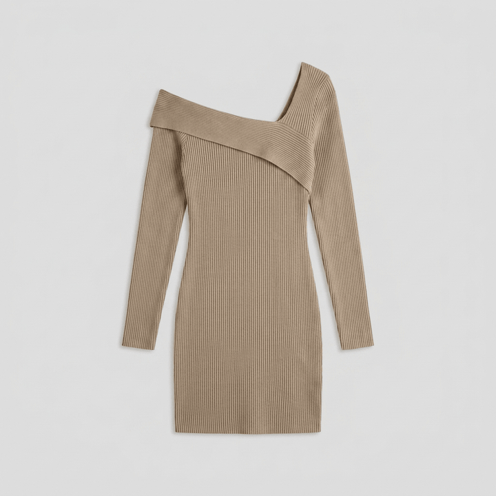 Sophie ribbed mini dress product flat-lay