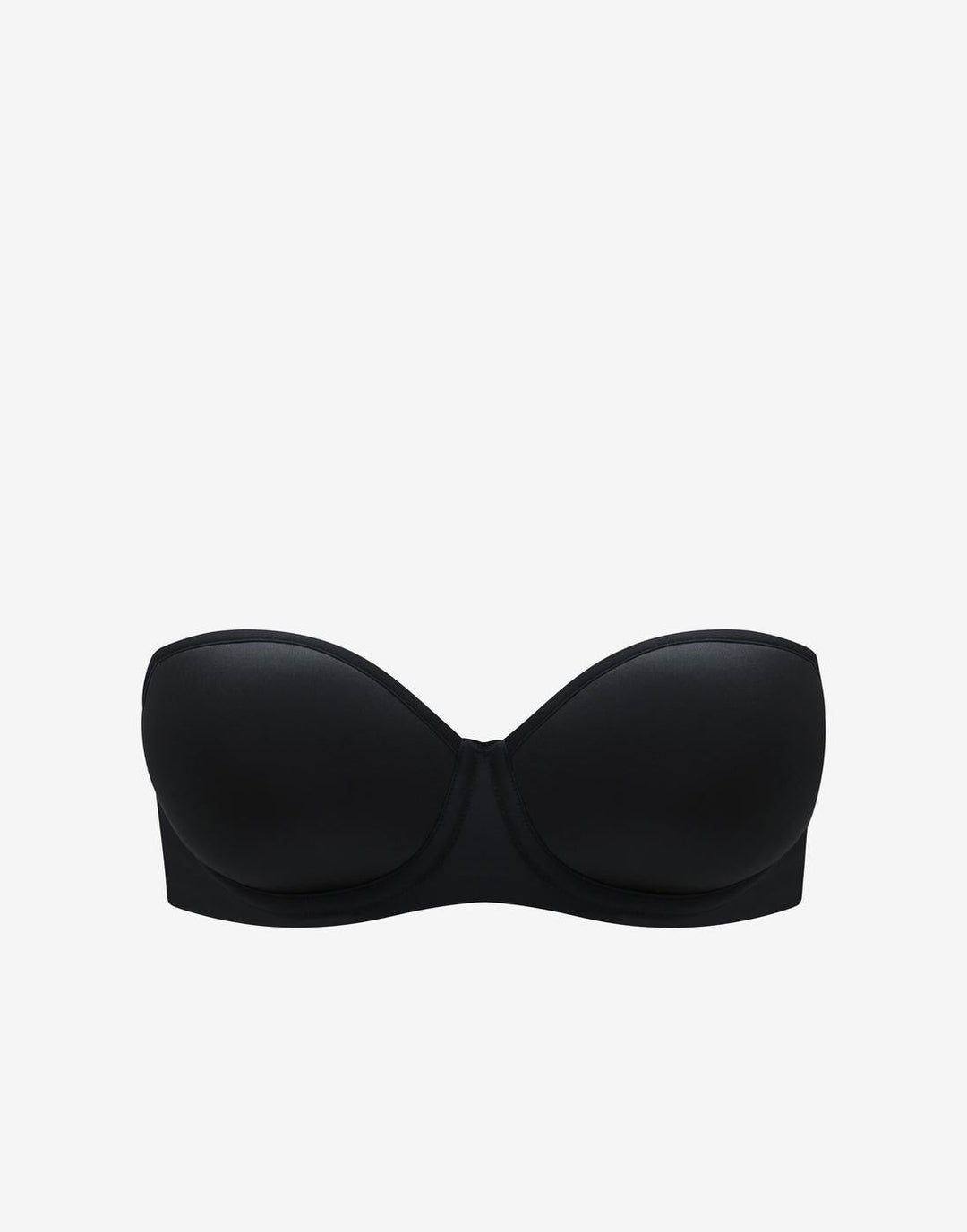 Sora Strapless Bra black front view
