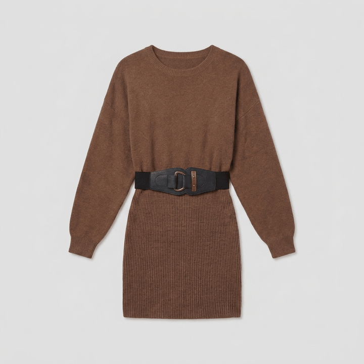 Susannah pull-on knit dress product flat lay