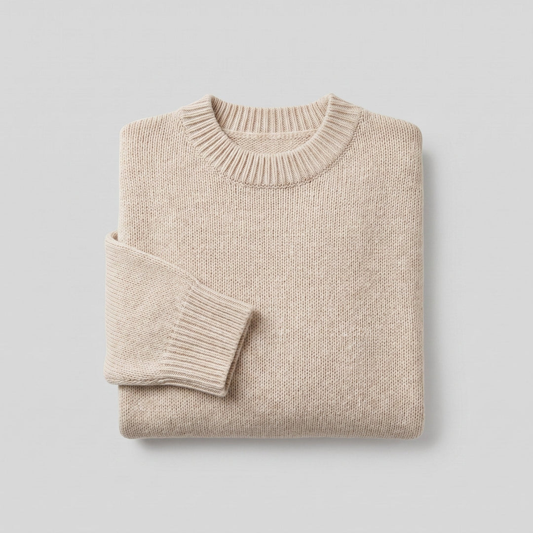Suzie oversized pullover, product-only flat lay