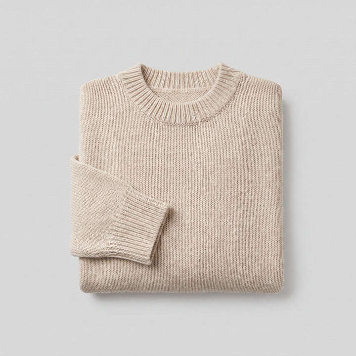 Suzie oversized pullover, product-only flat lay