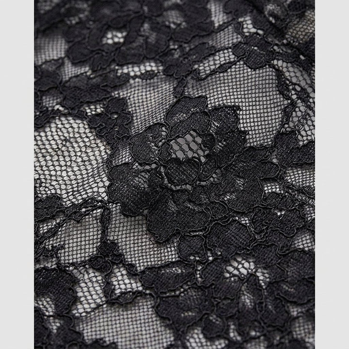 Svelte full lace bodysuit lace fabric detail