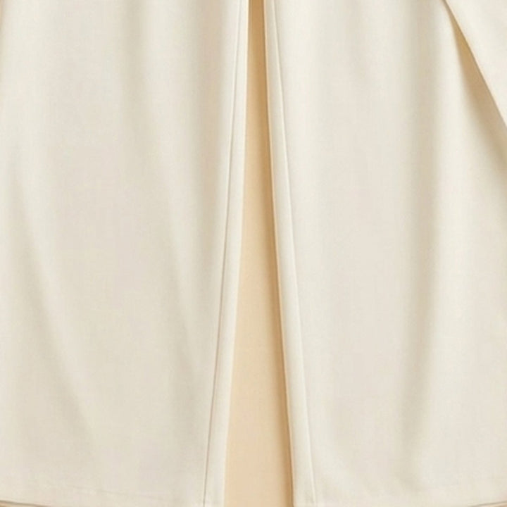 Tina cream fabric close-up