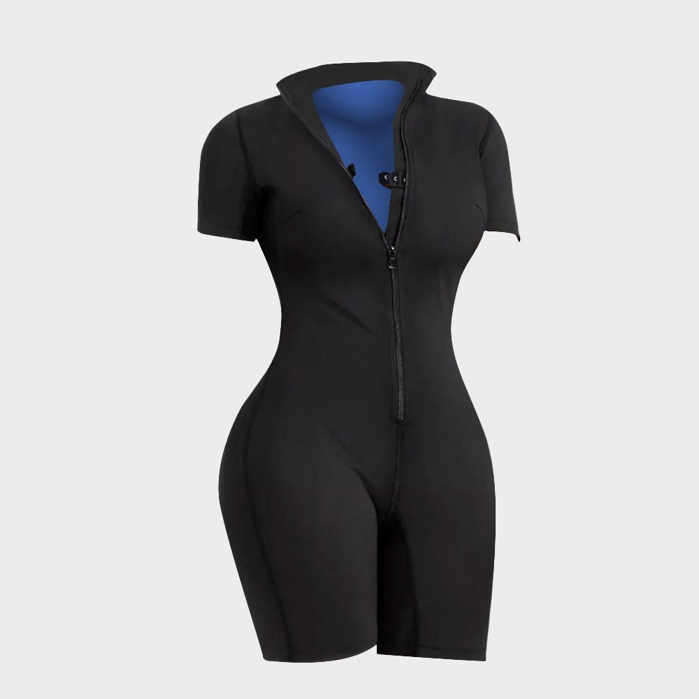 Wanda sauna sweat suit product flat lay