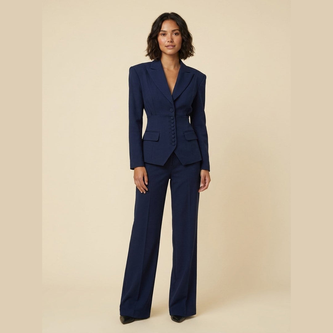 Wanda women's suit navy blue