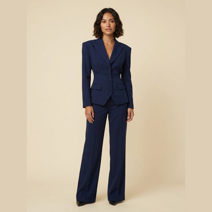 Wanda women's suit navy blue