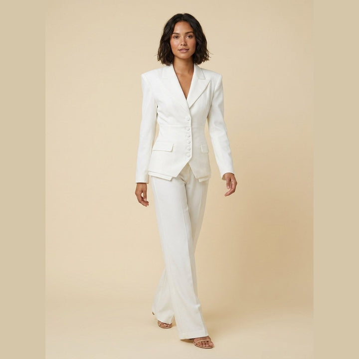 Wanda women's suit ivory white