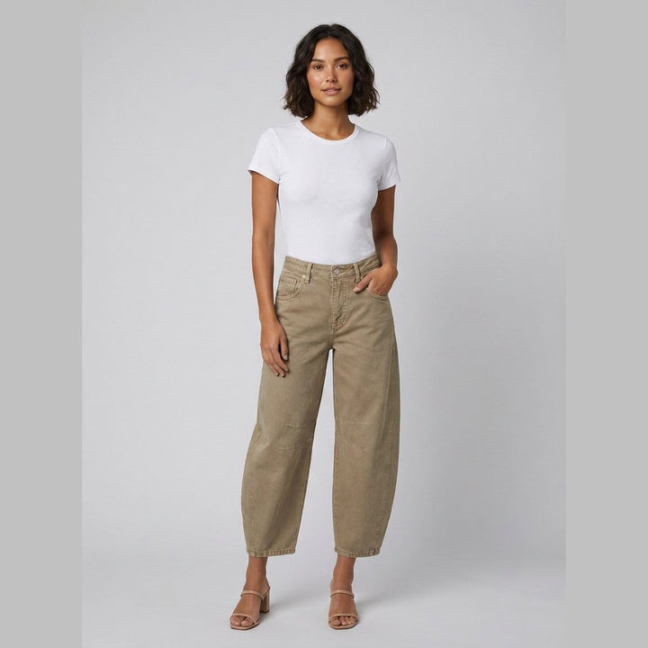 Waverly beige palazzo pants