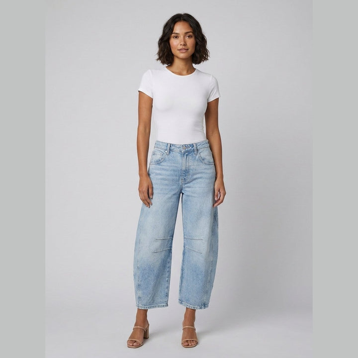 Waverly light blue palazzo pants