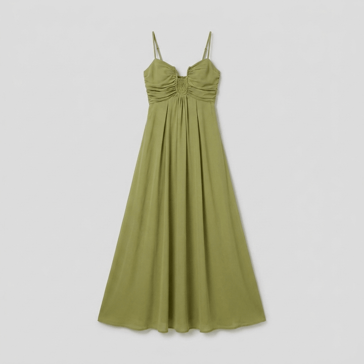 Willy ruched dress product flat-lay