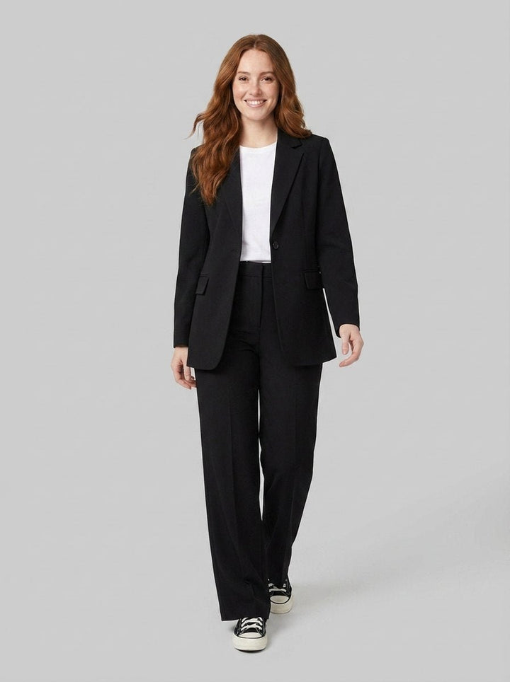 Wisteria suit walking pose