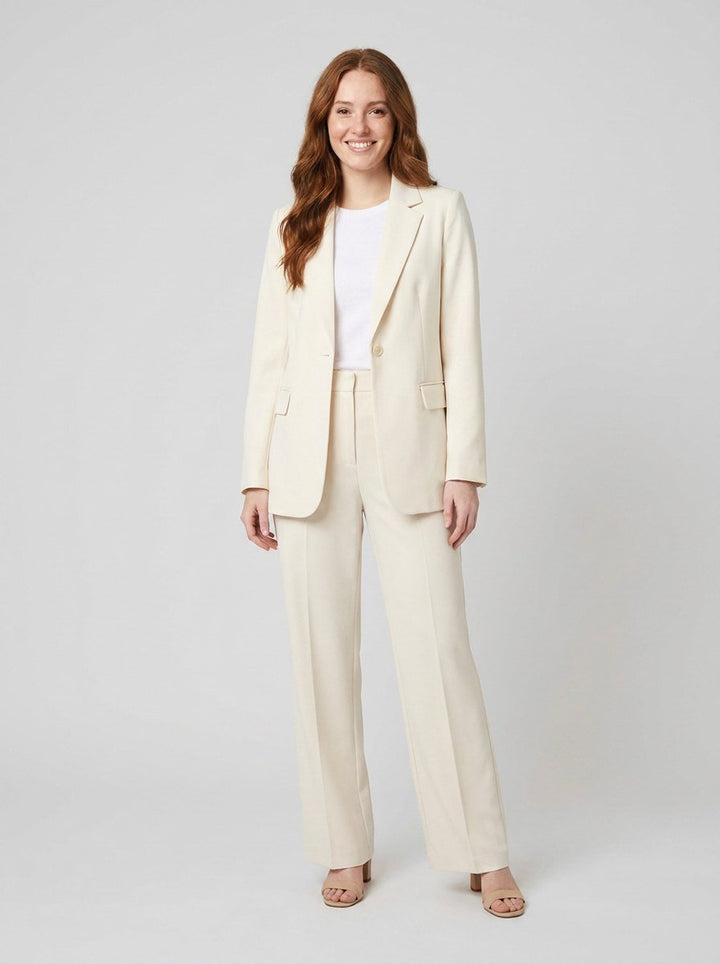 Wisteria white blazer suit front