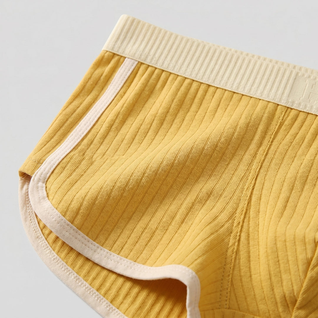 Zest trunks ribbed cotton fabric close-up