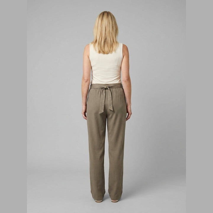 Wendy Wildfire olive trousers back view