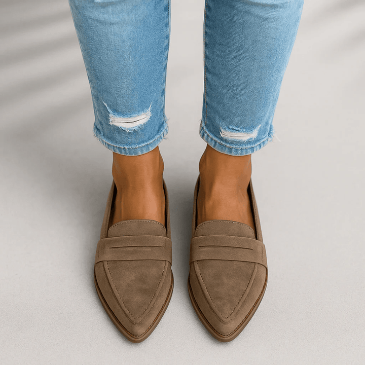 Rosa Loafers for Women | Elegant PU Leather, Orthopedic Comfort - 7